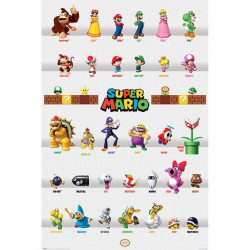Super Mario Poster Character Parade Super Mario Poster Character Parade