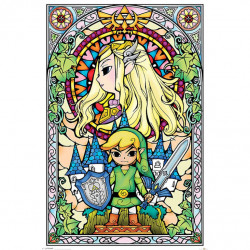 The Legend Of Zelda Stained Glass Poster The Legend Of Zelda Stained Glass Poster