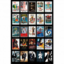 James Bond Poster 25 Films