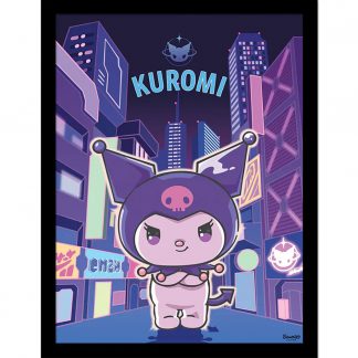 Kuromi Ambition Framed Print 16 x 12
